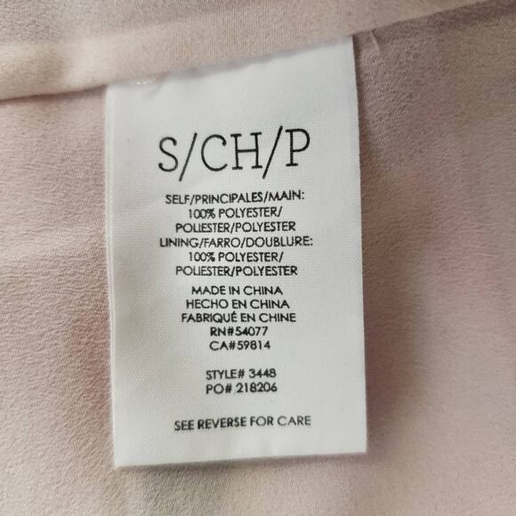 CAbi Banded Cami Striped Pink White Square Neck Tank Polyester Women Small - Picture 10 of 10